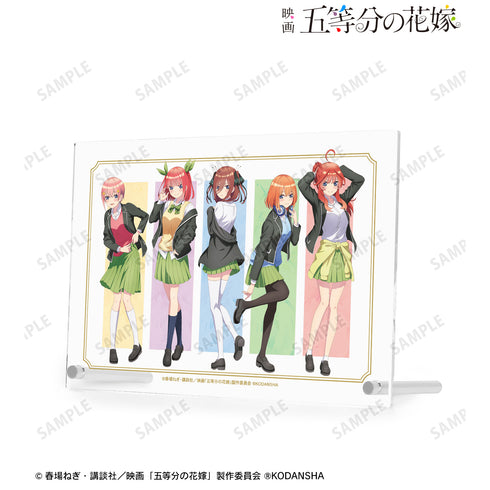 『映画 五等分の花嫁』描き下ろしイラスト 集合 ⾐装交換ver. A5アクリルパネル